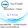 Shenzhen Port LCL Consolidation To Oran